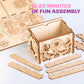 ESC WELT Secret Treasure Box 3D Wooden Puzzle - 3-In-1 Game, Gift Box for Money, Vouchers & Cards - Teenagers & Adults