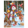 White Mountain 500 Piece Jigsaw Puzzle Winter Theme, Visiting The Snowman