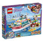 LEGO Friends Rescue Mission Boat 41381 Toy Boat Building Kit with Mini Dolls and Toy Sea Creatures, Rescue Playset Includes Narwhal Figure, Treasure