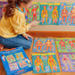eeBoo Human Anatomy 48 Giant Piece Children's Puzzle, Four 12 PC Puzzles