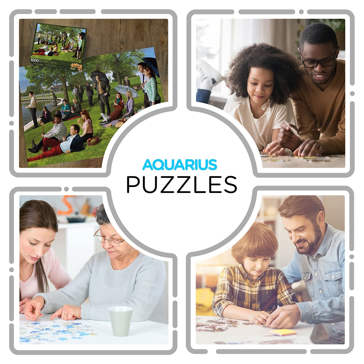 AQUARIUS The Office Sunday Afternoon 1000 Piece Jigsaw Puzzle