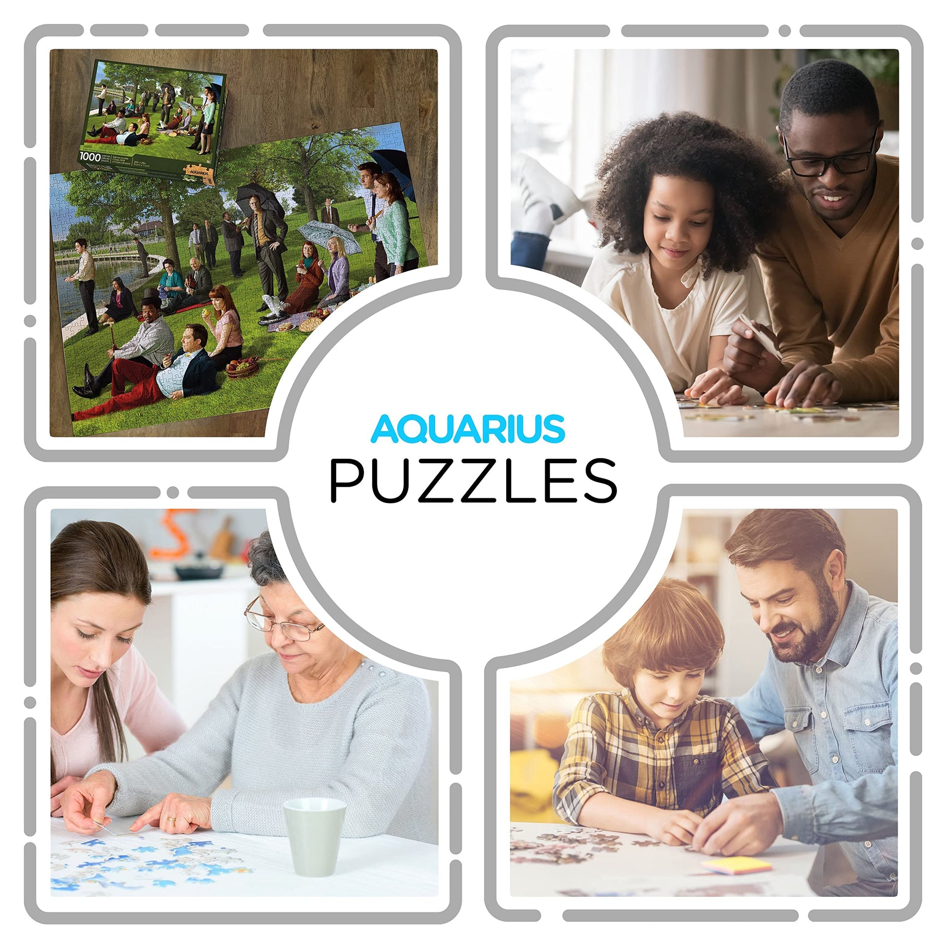 AQUARIUS The Office Sunday Afternoon 1000 Piece Jigsaw Puzzle
