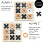 Keeping Busy Tic Tac Toe Dementia Activities for Seniors | Alzheimer Products for Elderly Patients | Fun Memory Game Toy & Cognitive Brain Puzzle