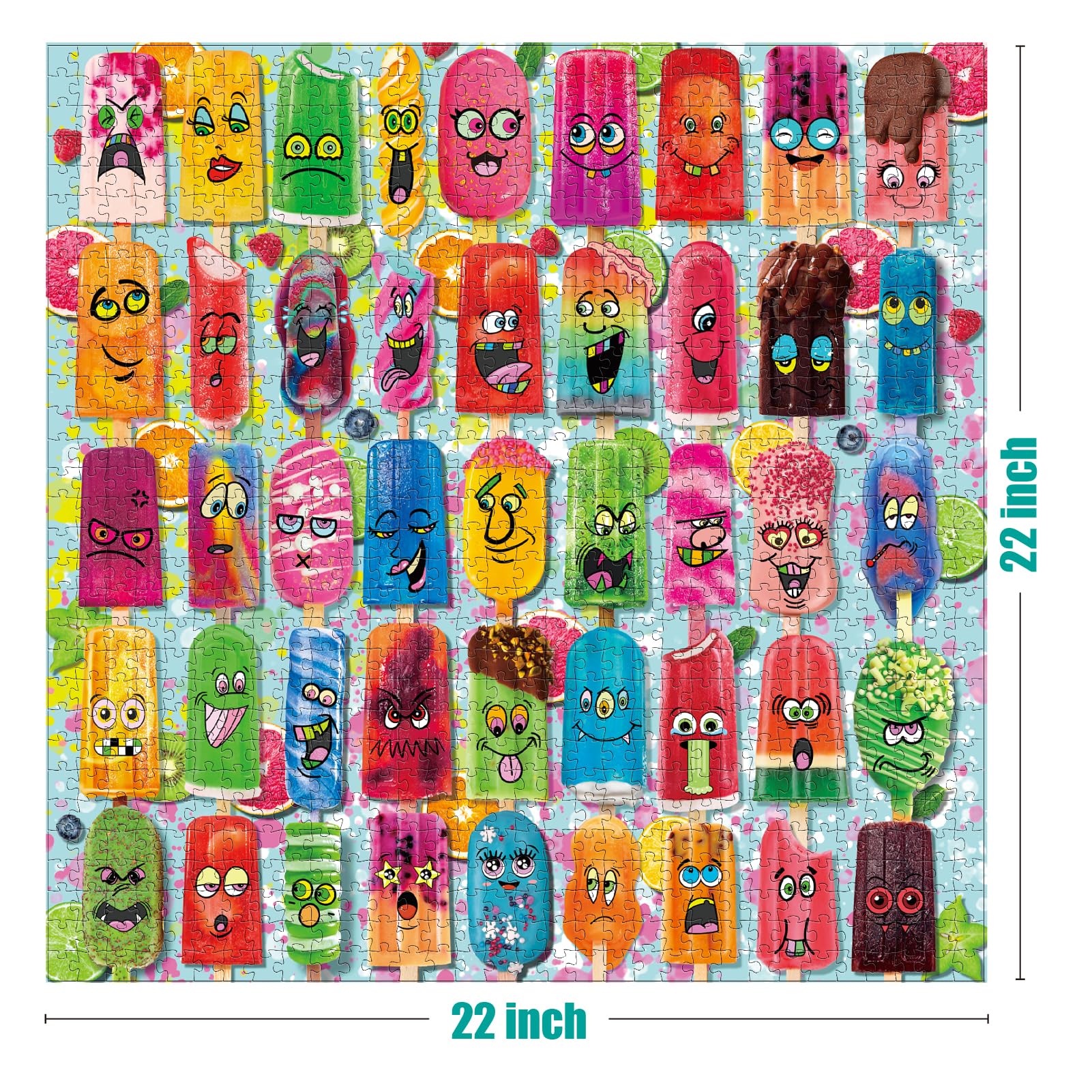 Antelope - 1000 Piece Puzzle for Adults, Popsicle - Jigsaw Puzzles 1000 Pieces, High Resolution, Matte Finish, No Dust