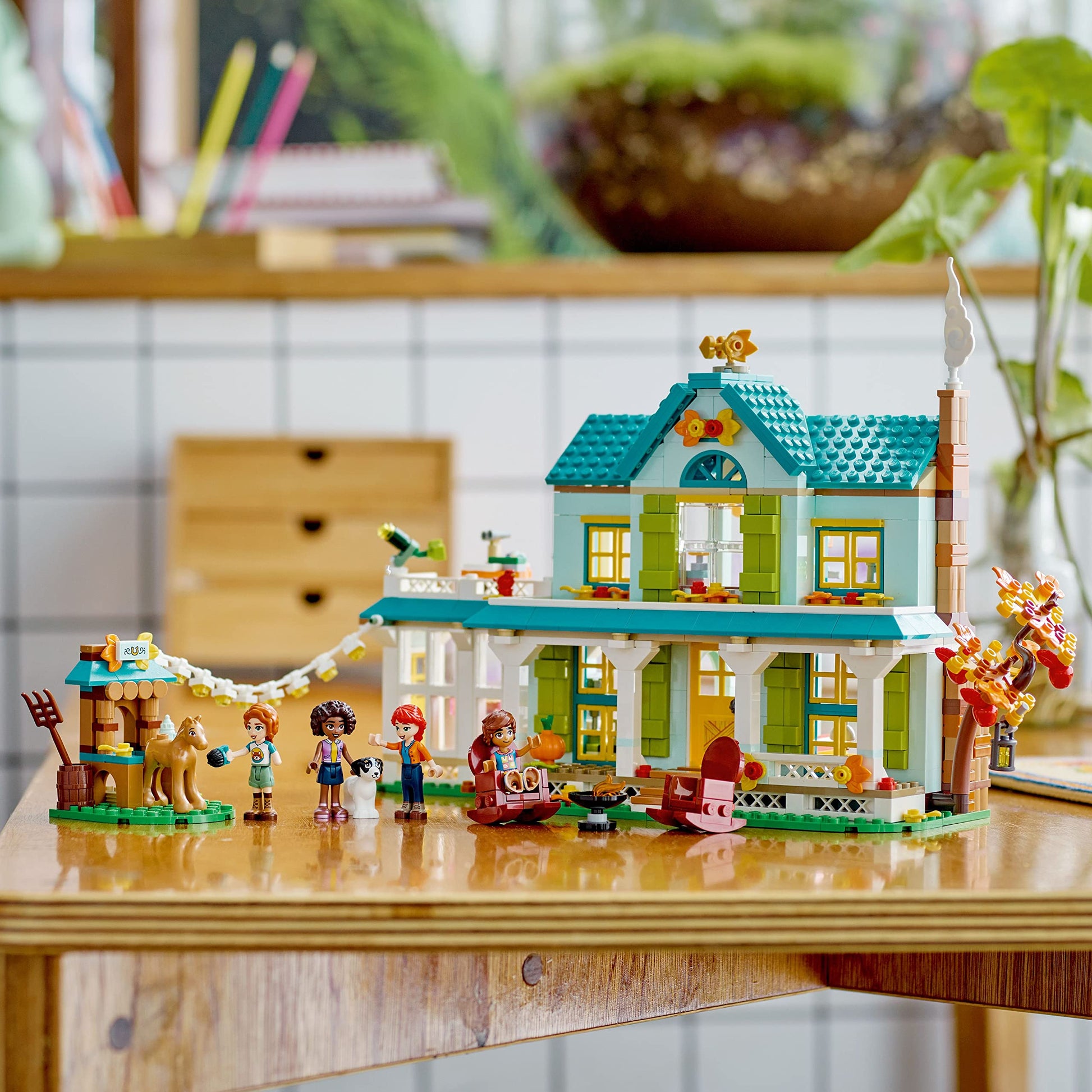 LEGO Friends Autumn's House 41730, Dolls House Playset with Accessories, Toy Horse & Mia Mini-Doll, Toys for Girls and Boys 7 Plus Years Old, Birthday