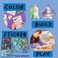 Creativity for Kids Wonder Worlds 3D Coloring Craft Kit 2 Pack: Outer Space and Underwater Voyage - Gifts for Boys and Girls (Ages 5+)