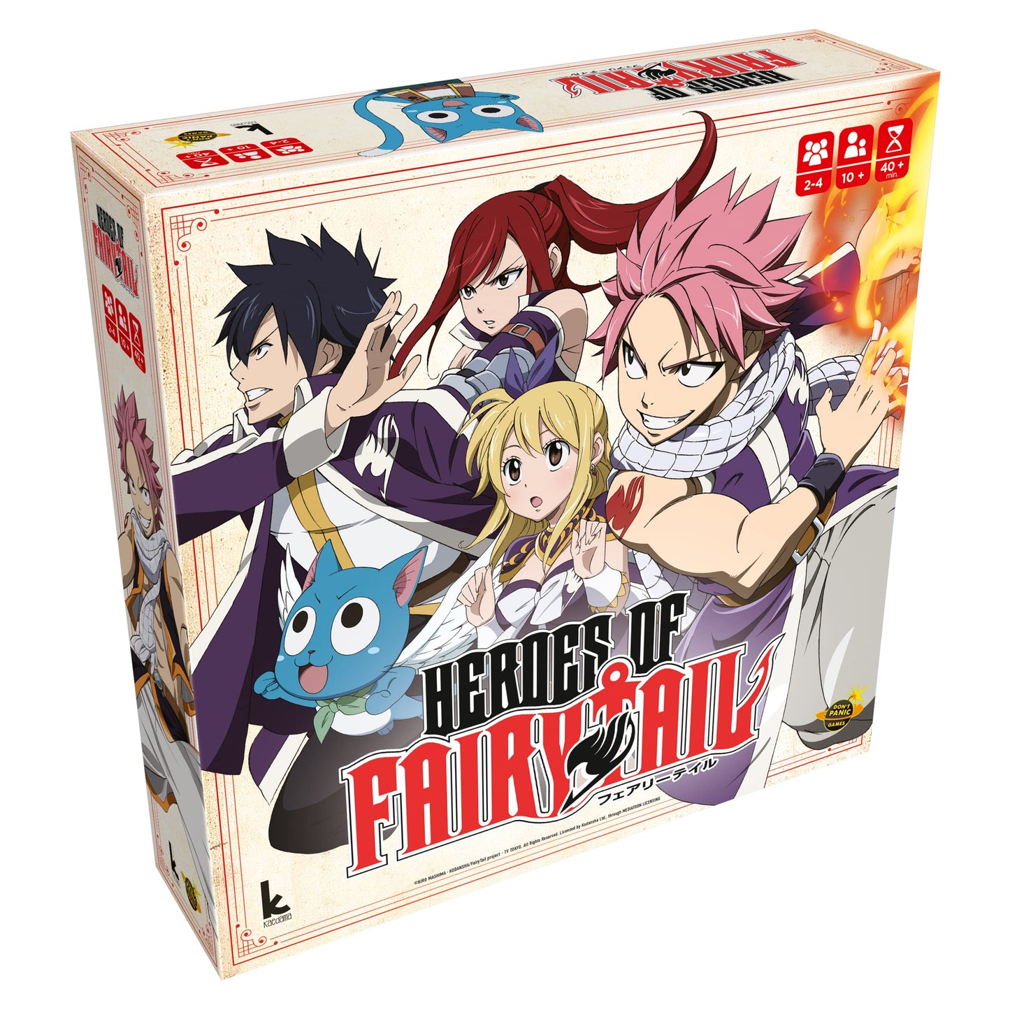 Japanime Games Heroes of Fairy Tail | from The Publisher of Champions of Midgard | Assemble Your Team and Become The Hero Fiore Deserves | 2-4 Players