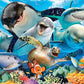 Prime 3D Underwater Selfies Puzzle - 63 Piece 3D Lenticular Ocean Jigsaw for Kids & Adults, 12"x9" Fun Activity with Depth & Motion, Howard Robinson