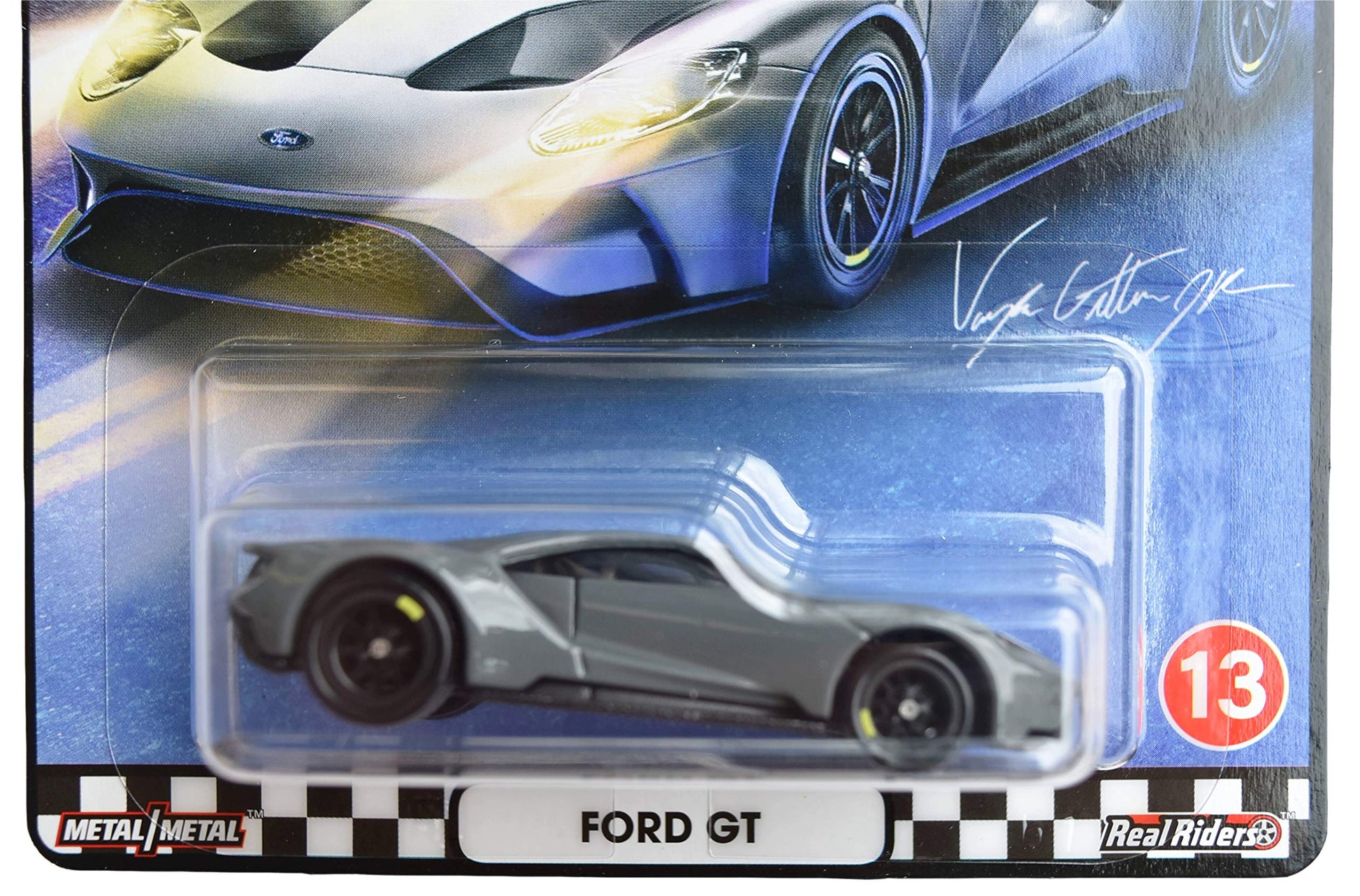 Mattel Hot Wheels Boulevard Ford GT, Gray