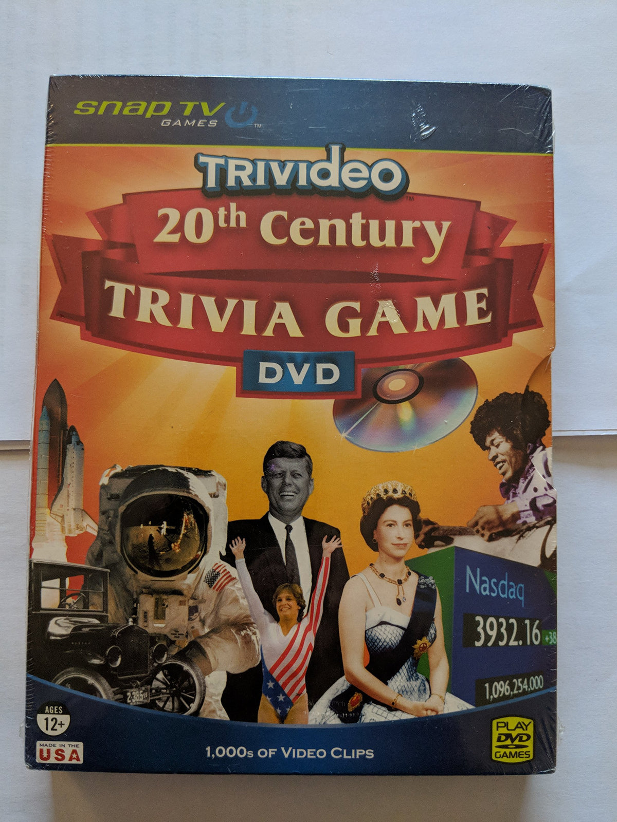 Snap Tv Trivideo 20th Century DVD Trivia Game