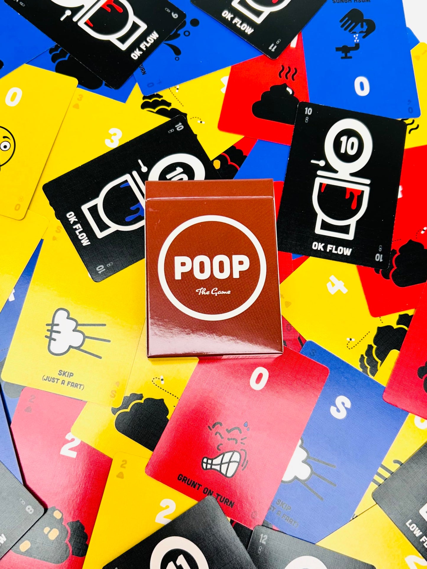 Breaking Games Poop The Game - Hilarious and Family-Friendly Card Game for Kids Ages 6 and Up - Perfect for Game Night and Parties - 2-5 Players - New