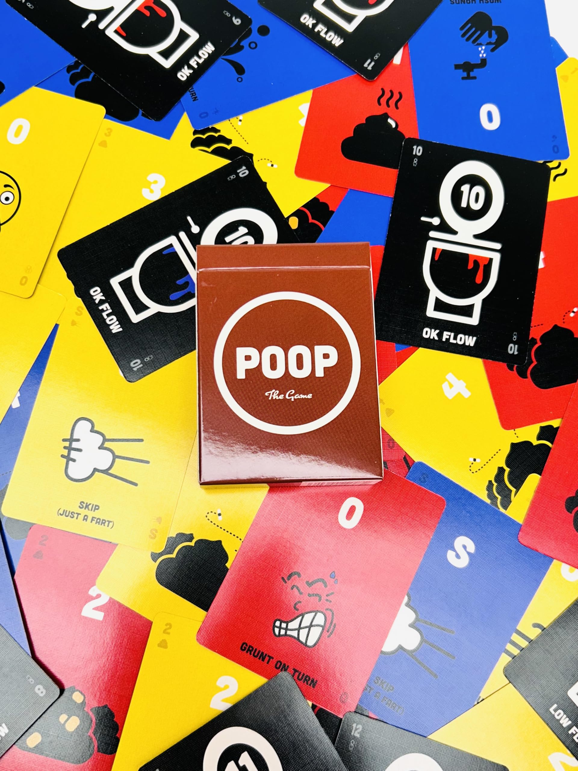 Breaking Games Poop The Game - Hilarious and Family-Friendly Card Game for Kids Ages 6 and Up - Perfect for Game Night and Parties - 2-5 Players - New