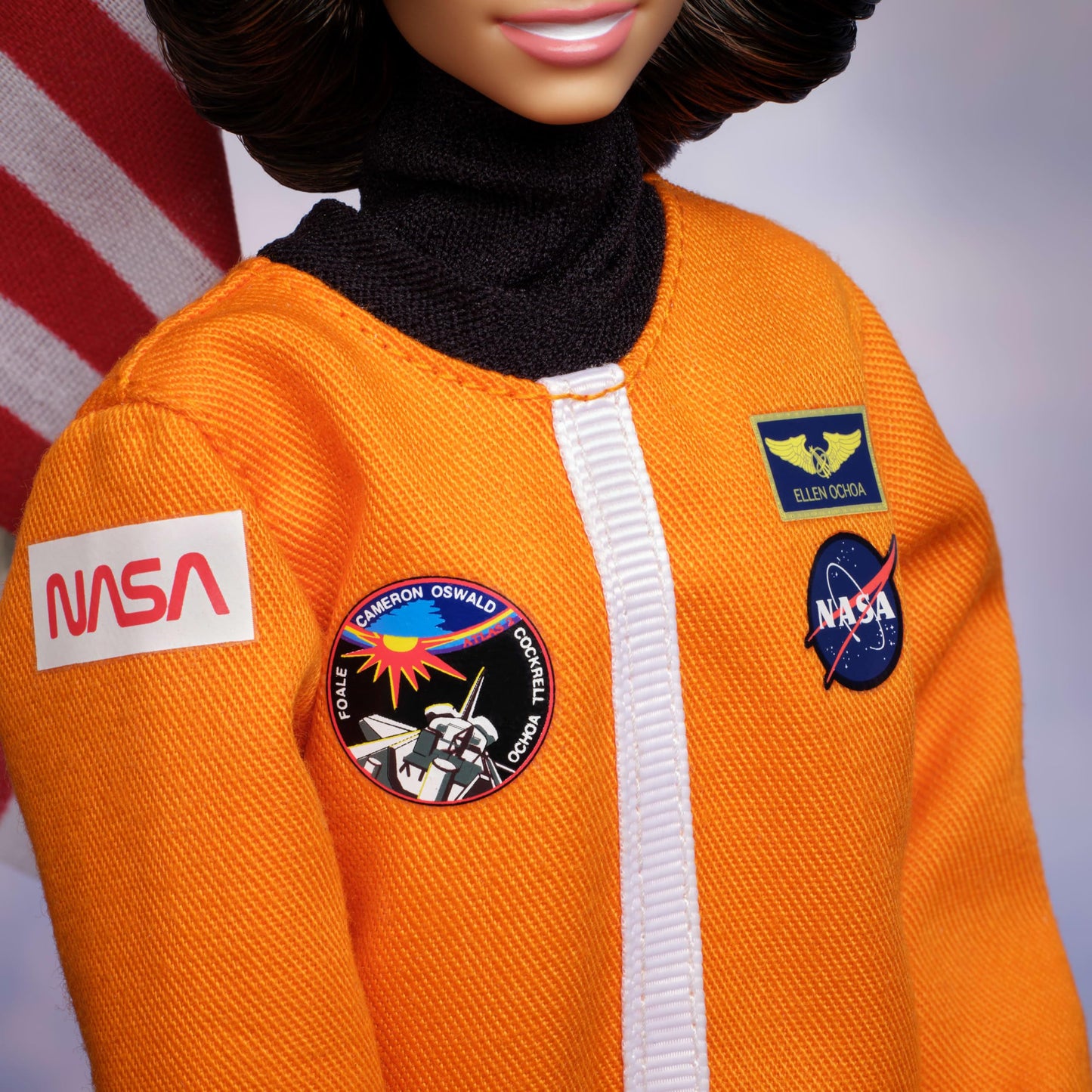 Barbie Signature Inspiring Women Fashion Doll, Ellen Ochoa Collectible in Astronaut Space Suit with Accessories Including Helmet