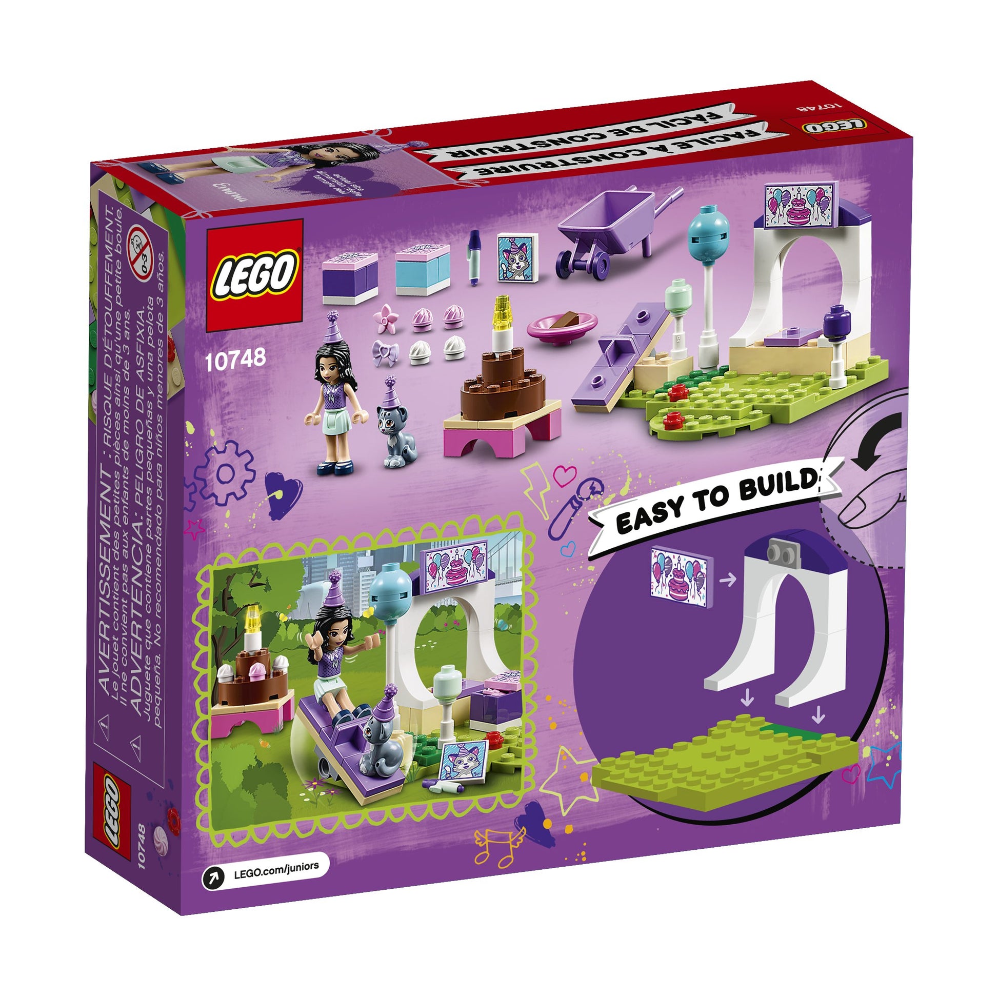 LEGO Juniors/4+ Emma's Pet Party 10748 Building Kit (67 Piece)