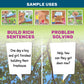 SkillEase Story Cues Skilled Sequencing Cards, Speech Therapy Materials, Social Skills Game, English Language Learners Games, Storytelling Cards