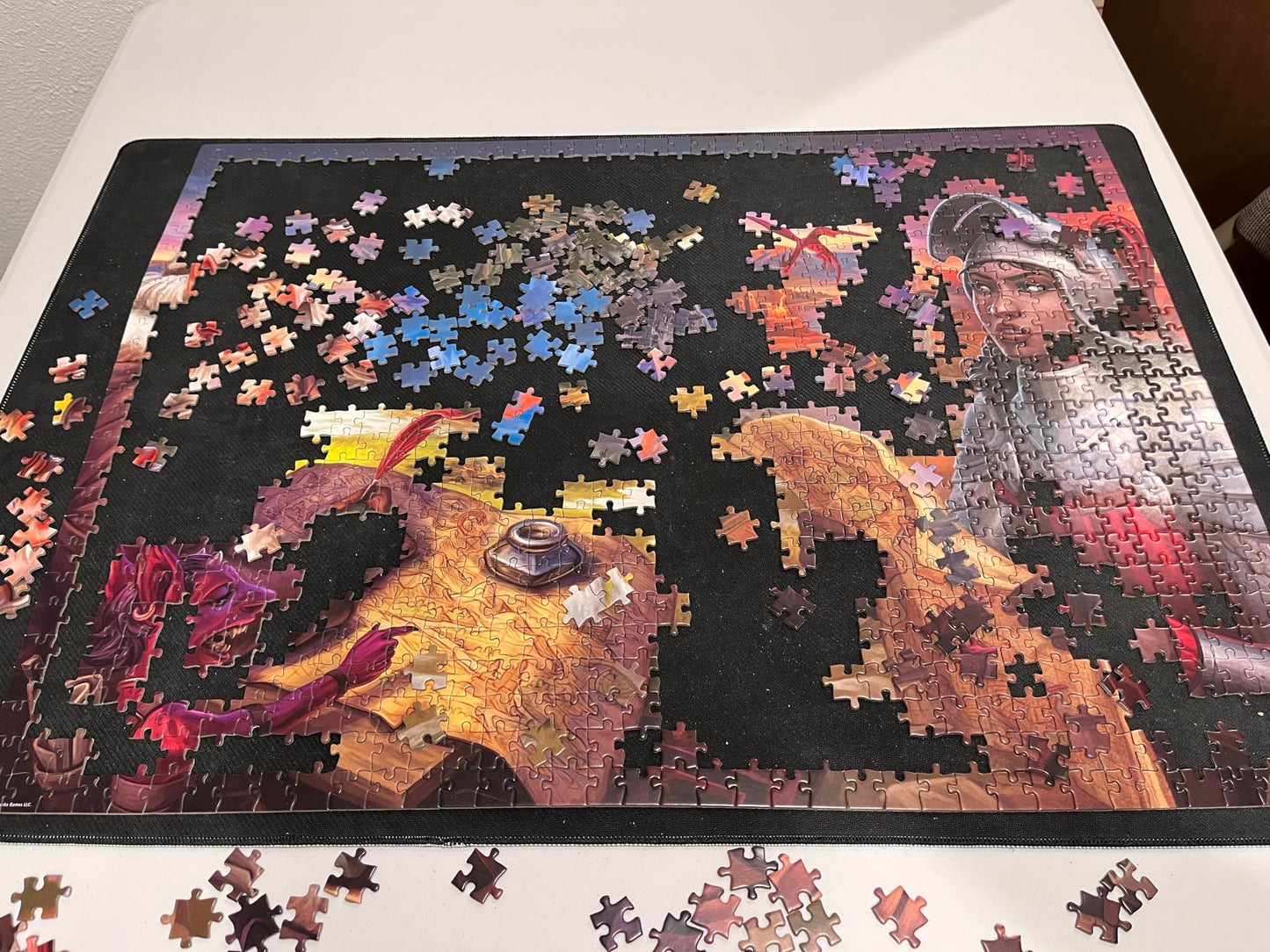 Cartographers of Nalos Jigsaw Puzzle | 1000 Piece Fantasy Art Puzzle | Board Game Art from Cartographers Heroes: A Roll Player Tale | Puzzle