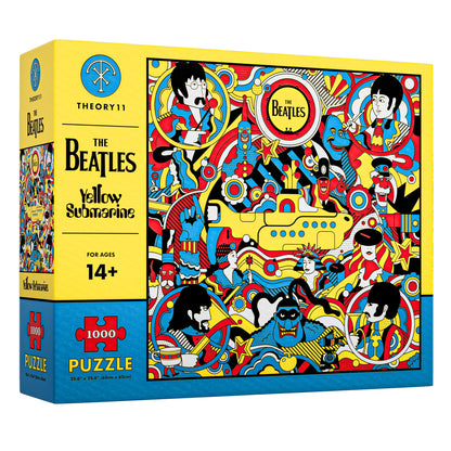 theory11 Beatles Yellow Submarine 1000 Piece Jigsaw Puzzle | Officially Licensed Beatles Merchandise | Premium Collector's Edition | Inspired by 1968