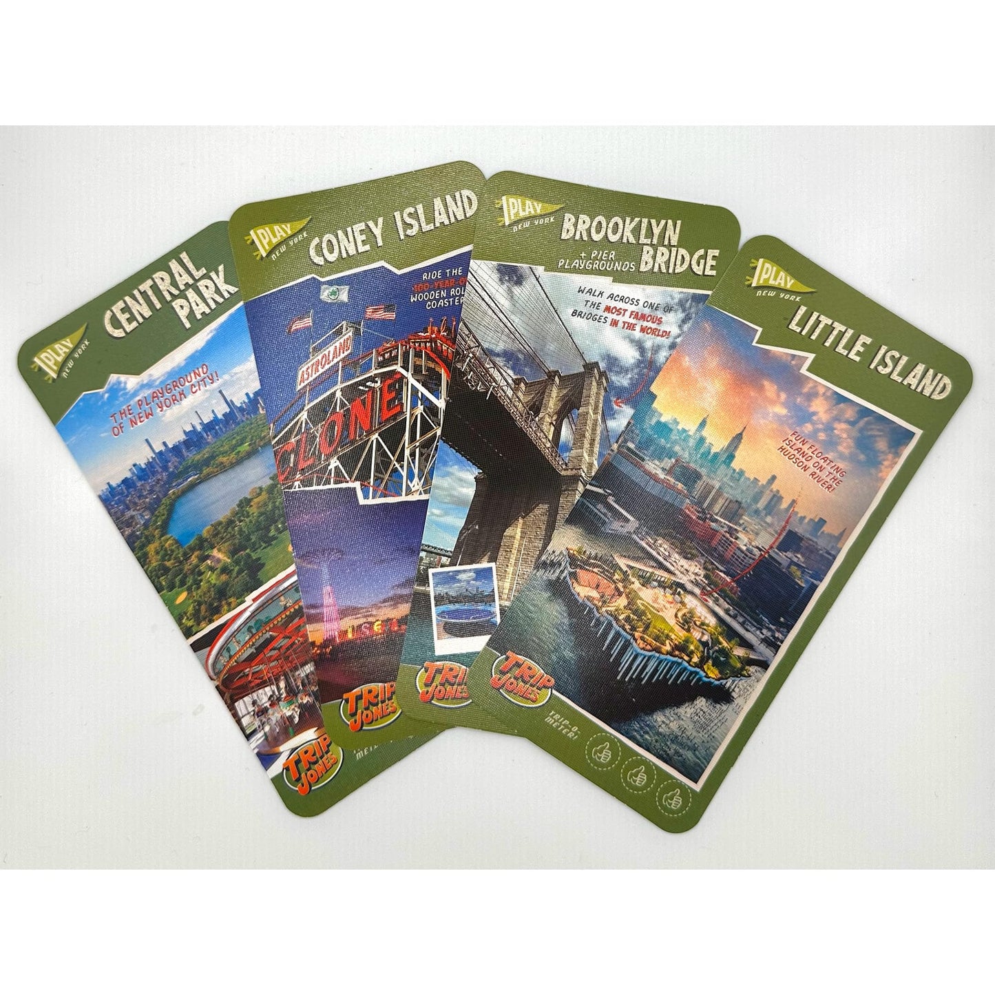Trip Jones The Kids' Guide to New York City - Collectible Cards, Travel Spots to Play-Eat-See-Explore, Adventure & Learn, Storage Box, Stickers, Age