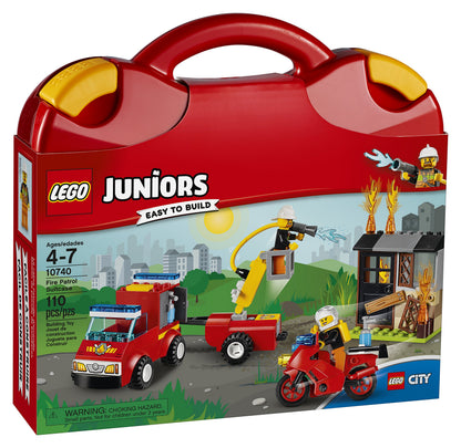 LEGO Juniors Fire Patrol Suitcase 10740 Toy for 4-7-Year-Olds