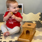 Montessori Object Permanence Box - Wooden Ball Drop Toy for Babies - Develops Spatial Awareness & Cognitive Skills - Engaging and Educational Roll