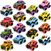 Neureyte 32 Pack Die-cast Mini Monster Truck for Boys and Girls,Pull Back Alloy Trucks Toy,Mini Pull Back Cars,Die-cast Race Cars for Kids Party