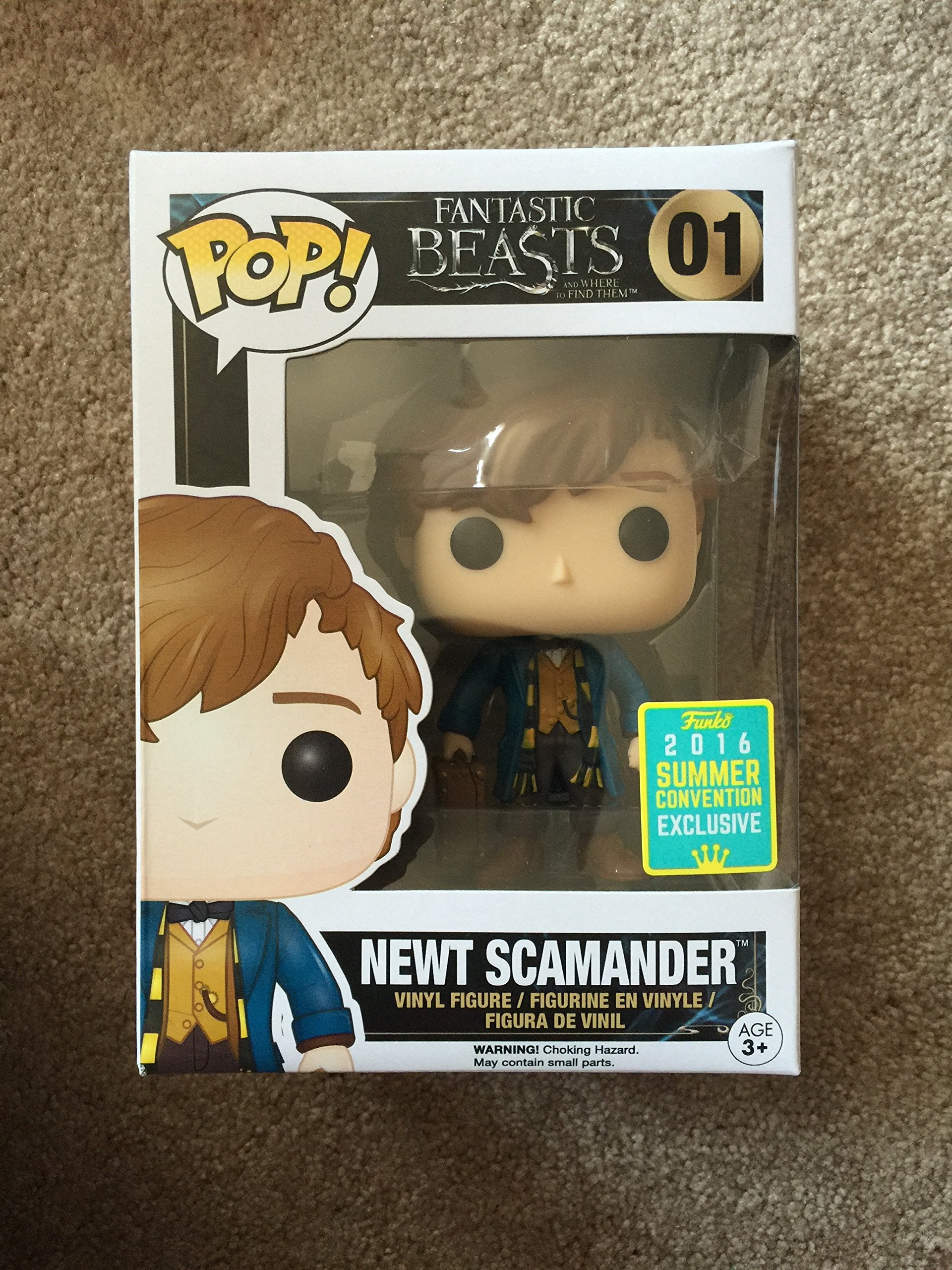 FunKo SDCC 2016 Exclusive Fantastic Beasts Newt Scamander POP! Vinyl Figure