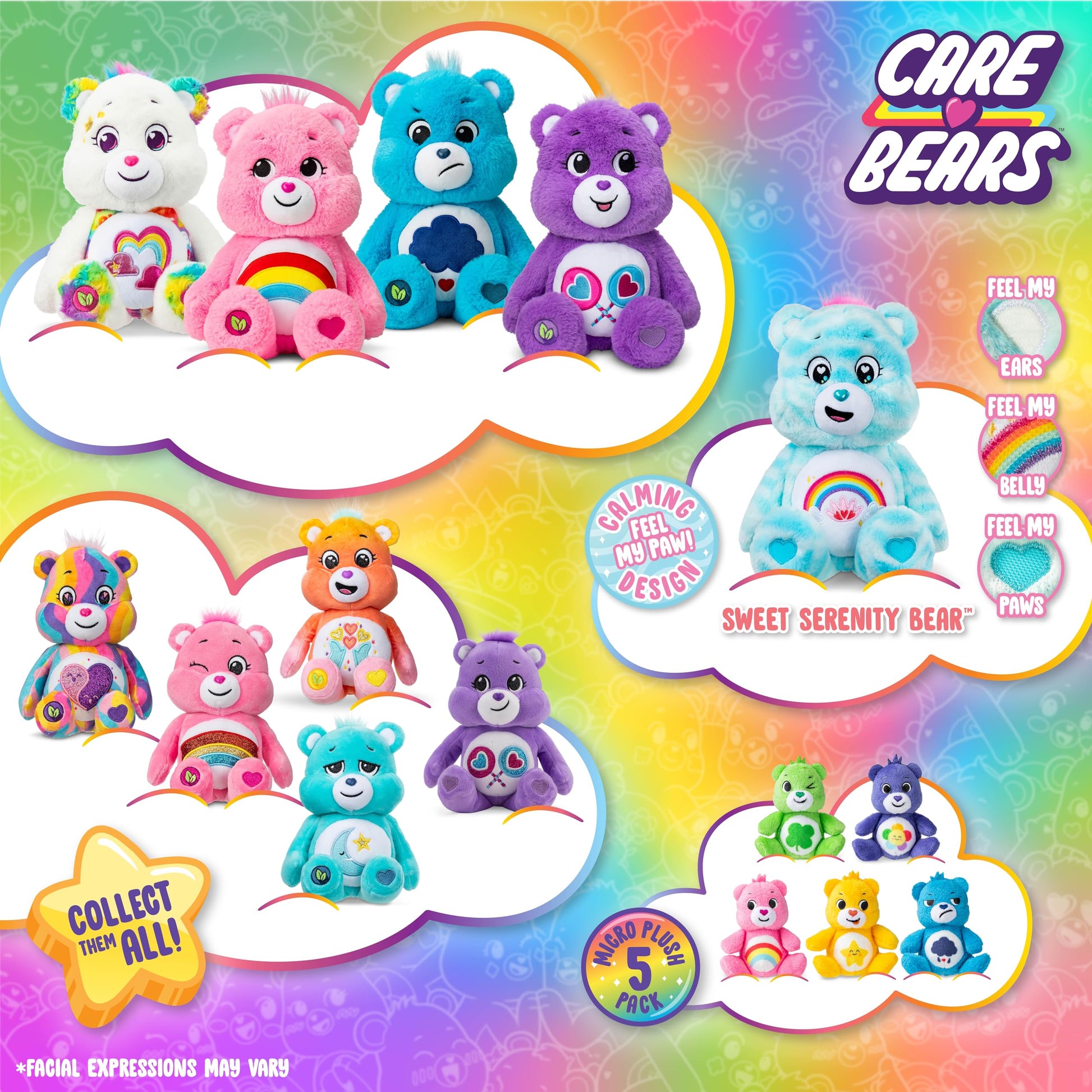 Care Bears - Fun Size - Friends Forever Bear Sparkle Plushie