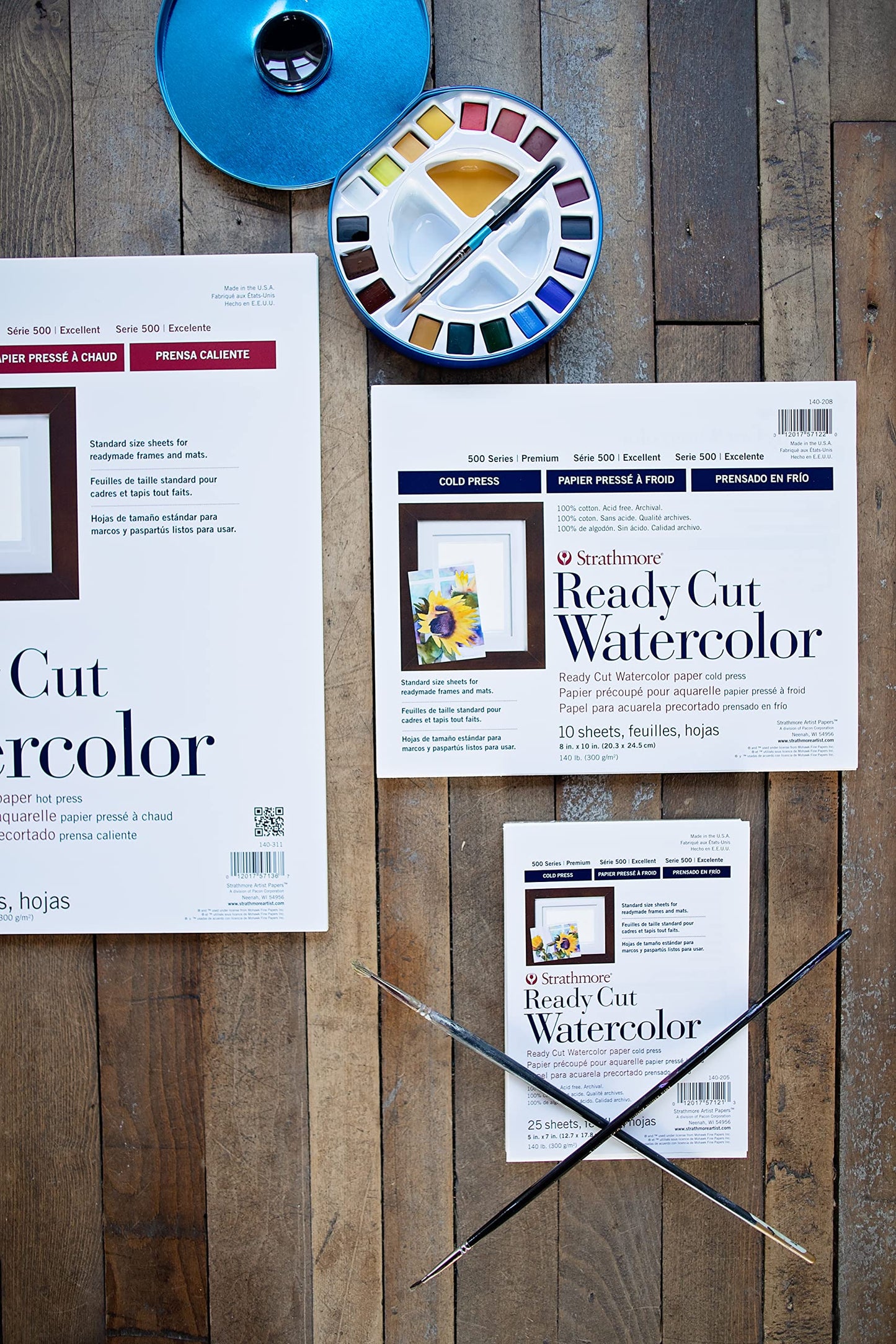 Strathmore Watercolor Paper Pack 11"X14"-6 Sheets -140311
