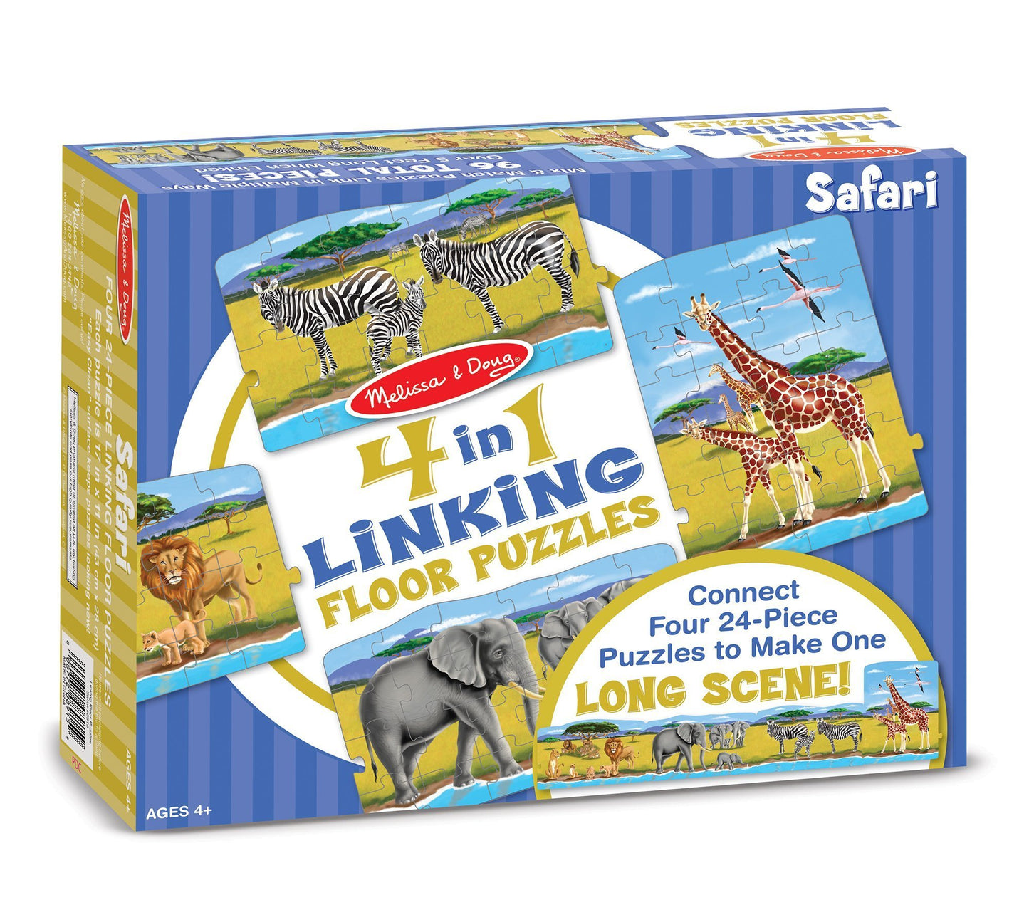 Safari Linking Floor Puzzle (96 pc)