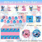 Stitch Party Supplies, Birthday Party Decorations Set Includes Banner, Plates, Napkins, Cups, Hanging Swirls, Tablecloth for Boys Girls Stitch Angel