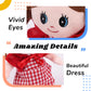 Hopearl Talking Singing Doll Repeats What You Said Girl Walking Electric Interactive Animated Toy Speaking Plush Buddy Holiday Birthday Gift for