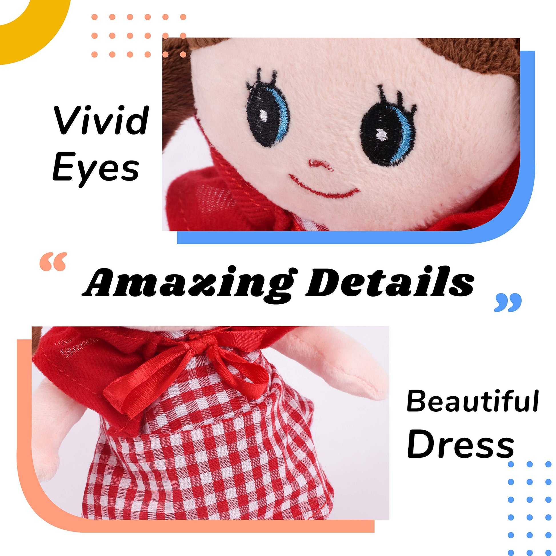 Hopearl Talking Singing Doll Repeats What You Said Girl Walking Electric Interactive Animated Toy Speaking Plush Buddy Holiday Birthday Gift for