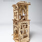 UGEARS Archballista-Tower Mechanical 3D Model, Wooden Brainteaser for Adults and Teens, Birthday Gift