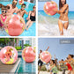 POZA Inflatable Beach Balls Rose Gold Set of 2 - Elegant Rose Gold Confetti Premium Floaters, Heavy Duty Vinyl Floatation Pool Toys for Pool Beach