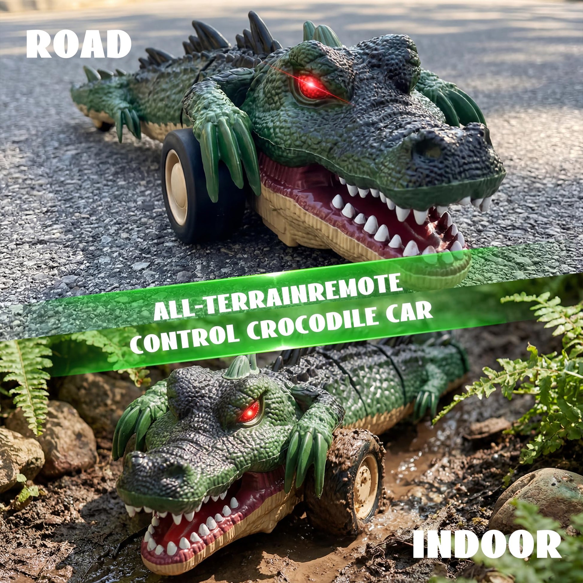 LEFEI Remote Control Crocodile Car Toy,2.4Ghz RC Toy Cars