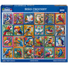 White Mountain 1000 Piece Jigsaw Puzzle Colorful Birds, Bird Crochet