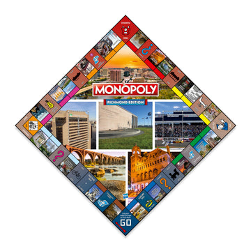 Monopoly Board Game Richmond Edition: 2-6 Players Family Board Games for Kids and Adults, Board Games for Kids 8 and up, for Kids and Adults, Ideal