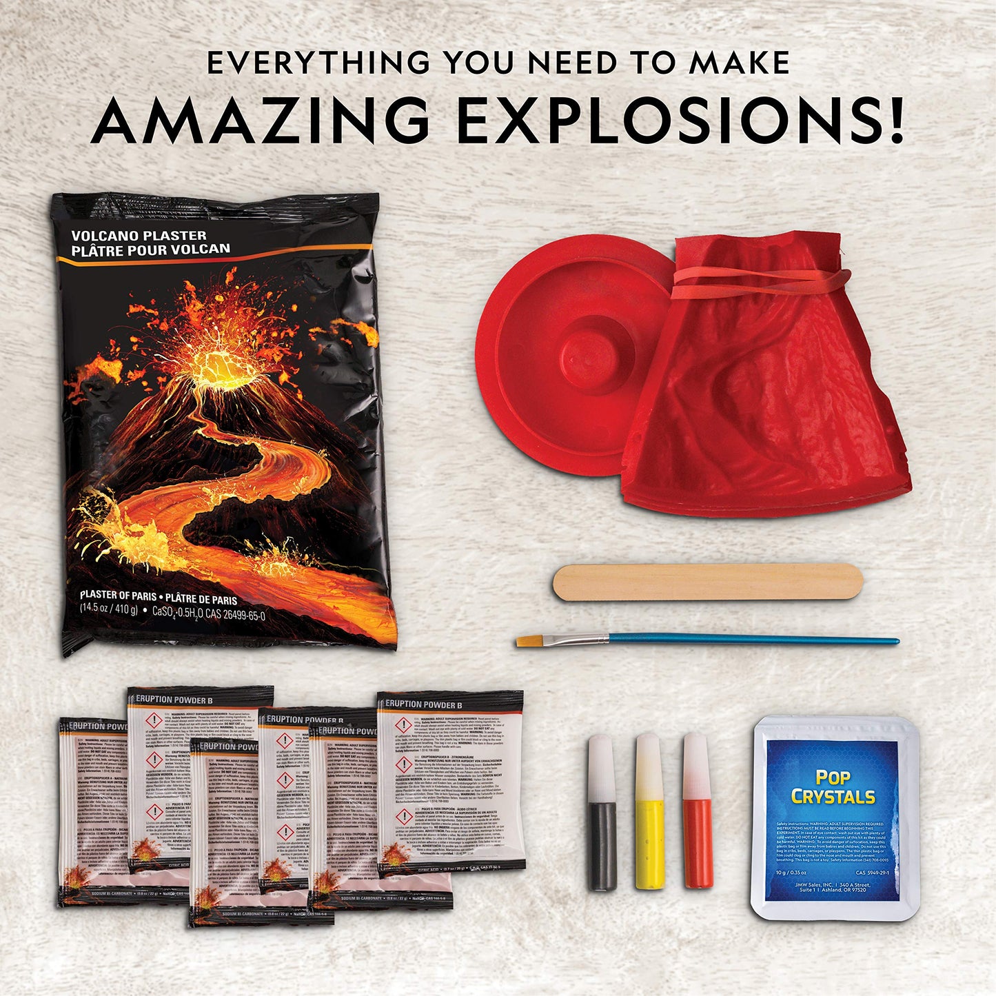 National Geographic Ultimate Volcano Science Kit for Kids Ages 8-12