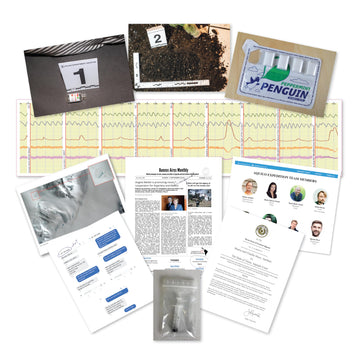 Murder Mystery Party Case File Game, Death in Antarctica, Interactive Mystery Game for 1+ Players, Ages 14+