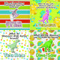 Creanoso Funny Dinosaurs Humor Stickers (10-Sheet) - Classroom Reward Incentives for Students and Children - Stocking Stuffers Party Favors