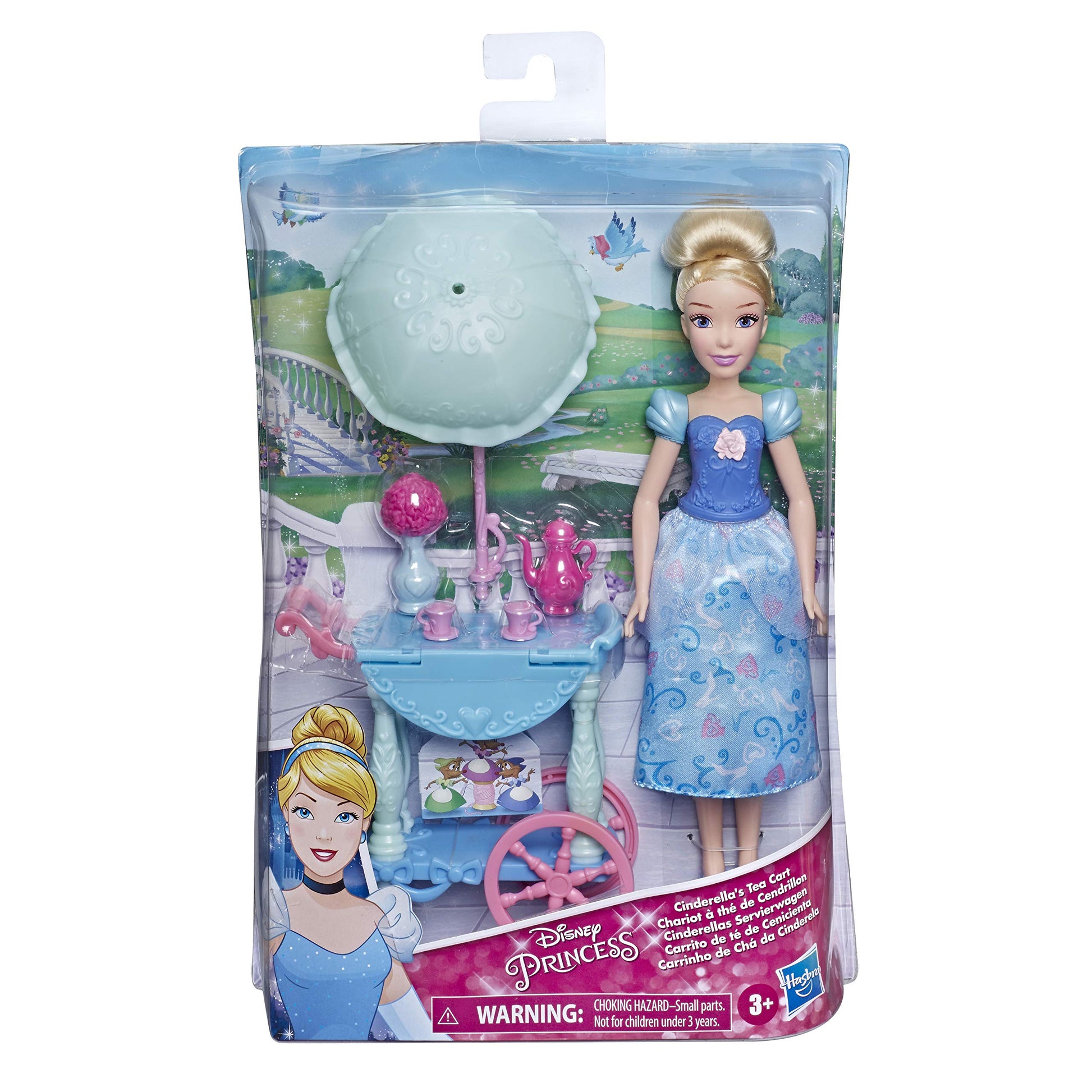 Disney Princess Cinderella Fashion Doll with Tea Cart Accessory