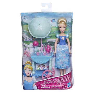 Disney Princess Cinderella Fashion Doll with Tea Cart Accessory