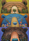 Cobble Hill 500 Piece Puzzle - Bear Eyes: Harvest - Sample Poster Included
