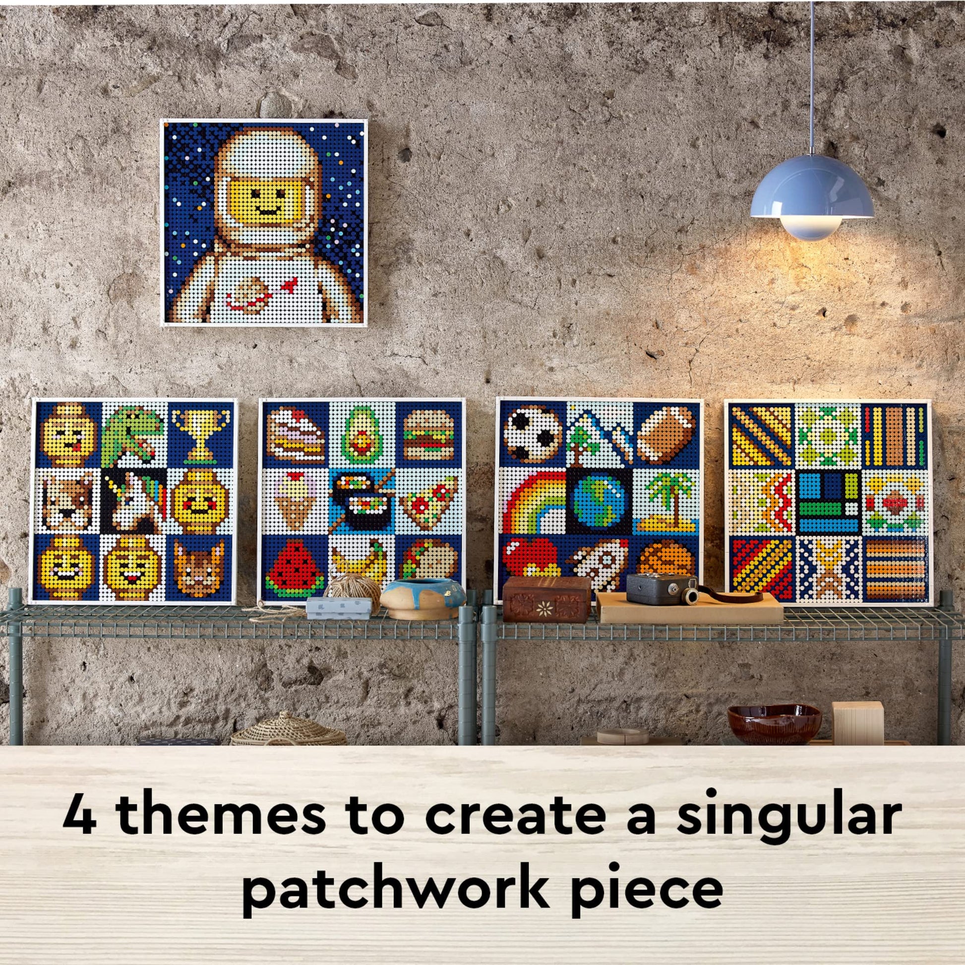 LEGO Art: Art Project - Create Together 21226 Building Kit; A Great Creative Opportunity to Make Fun Wall Art (4,138 Pieces)