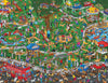 Springbok - The Dog Park - 500 Piece Jigsaw Puzzle- Cartoon Illustration of Dog Park by Steven Skelton