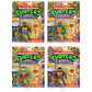 Teenage Mutant Ninja Turtles: Classic 4" Turtles 4-Pack Figure Bundle by Playmates Toys