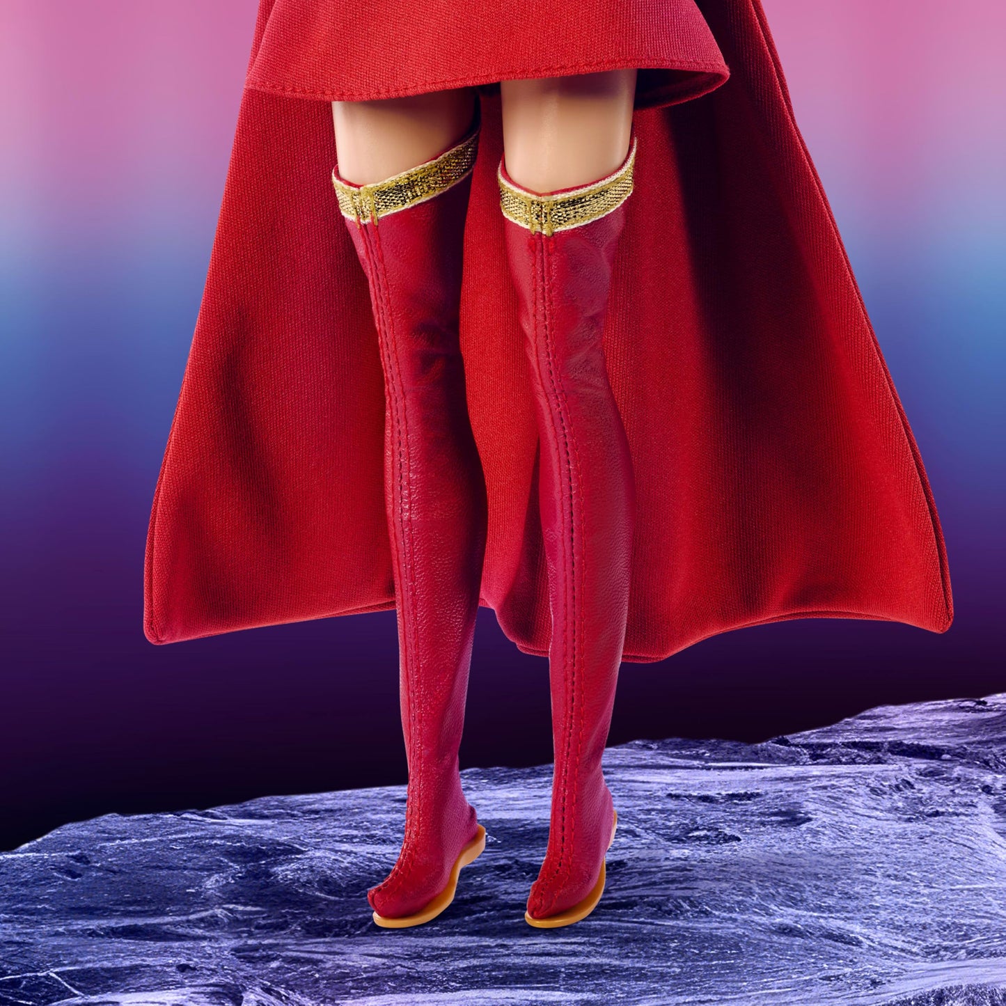 Barbie Signature DC Supergirl Fashion Doll, Blonde with Super Hero Costume & Cape, Collector Doll in Displayable Packaging & Doll Stand