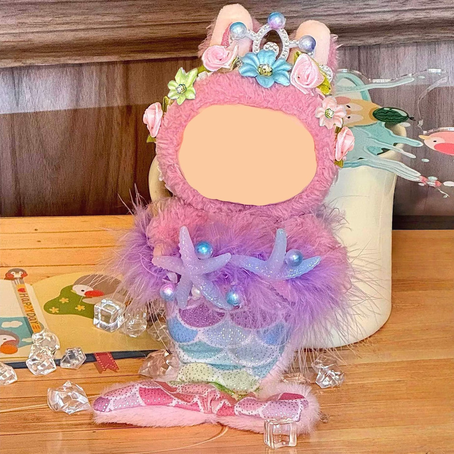 17cm Doll Clothes Set & Outfit Set (NO Doll), Premium Fashion Dresses for Dolls Accessories Suit, Luxury Chic Doll Clothing & Style Bundle (Mermaid)