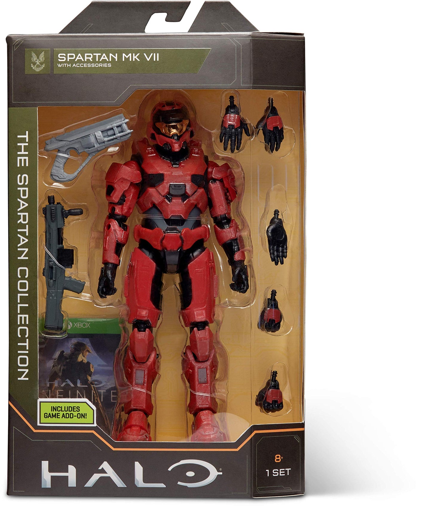 HALO 6.5" The Spartan Collection - Spartan MK VII Highly Articulated, Poseable with Weapon Accessories - Scaled to Play & Display