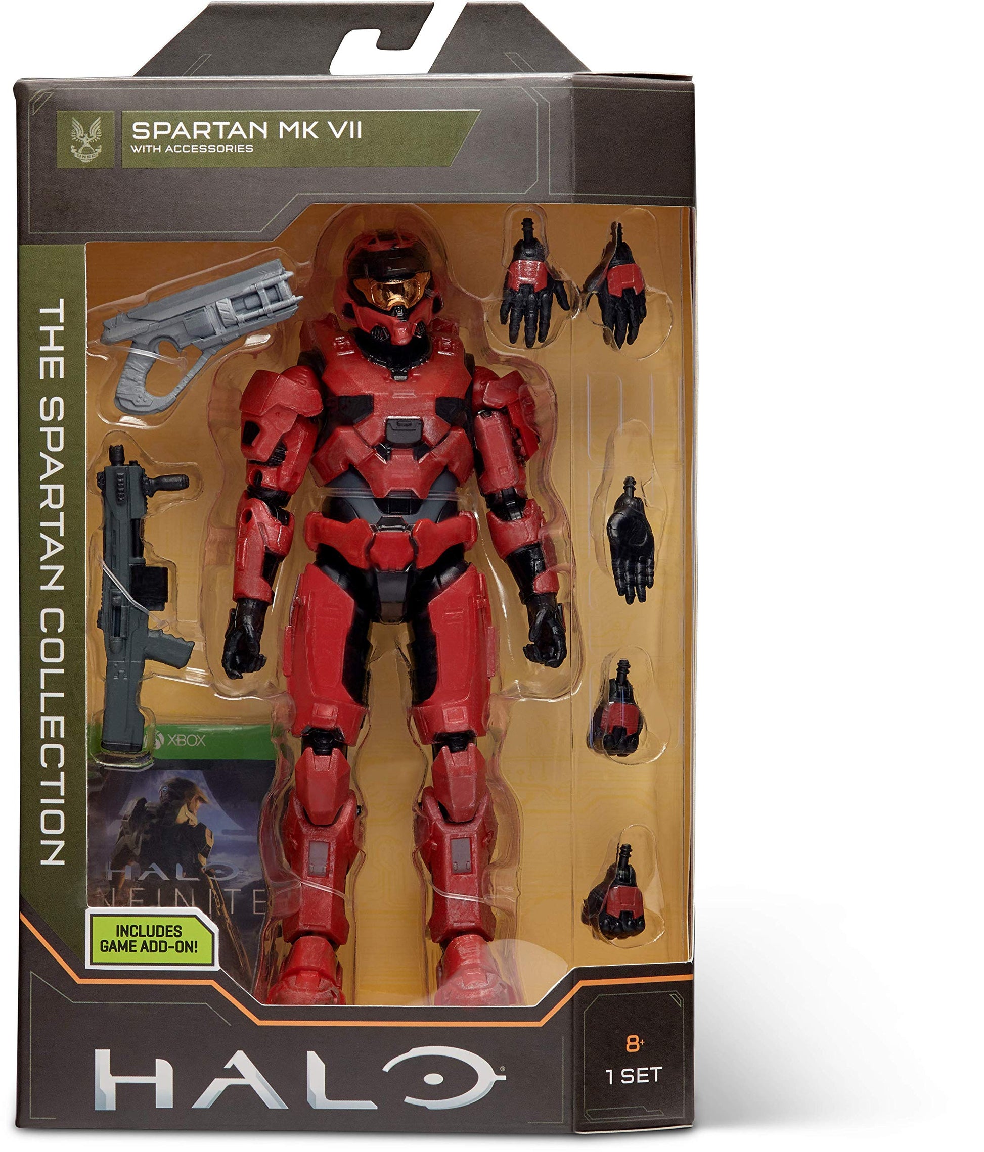 HALO 6.5" The Spartan Collection - Spartan MK VII Highly Articulated, Poseable with Weapon Accessories - Scaled to Play & Display
